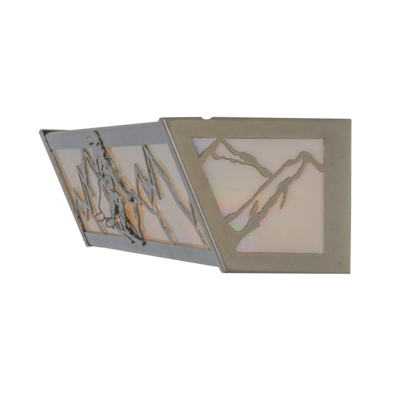 Rustic Lodge 4 - Light Bath Bar, Nickel