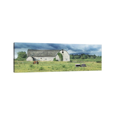 Green Pastures by Lori Deiter - Wrapped Canvas Panoramic Painting