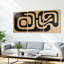 Motif géométrique abstrait, reproduction d'art sur toile tendue sur toile, ensemble de 3-270431048
