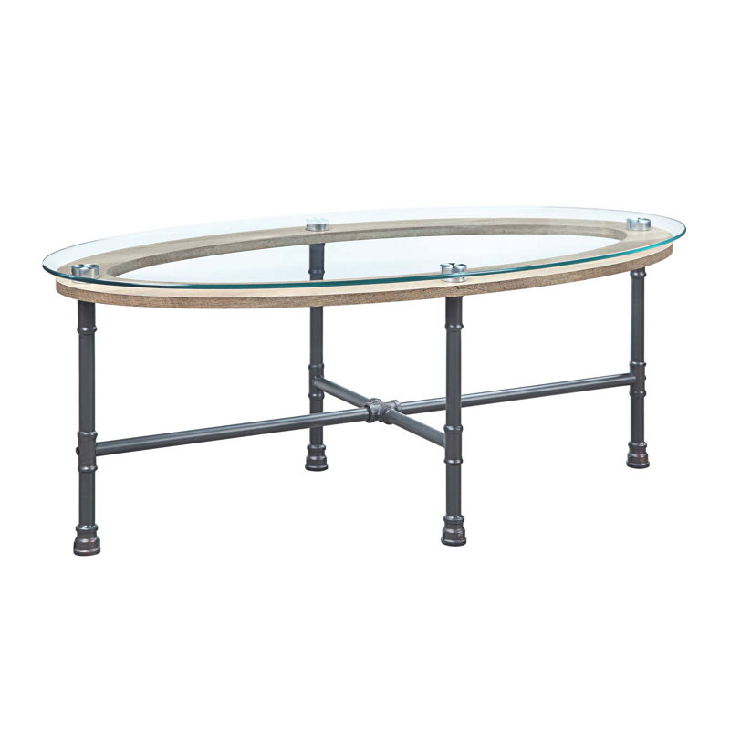 Javeon Glass Top Coffee Table
