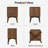 Mid-Century Modern 2-Drawer Nightstand With Tapered Legs-266565011