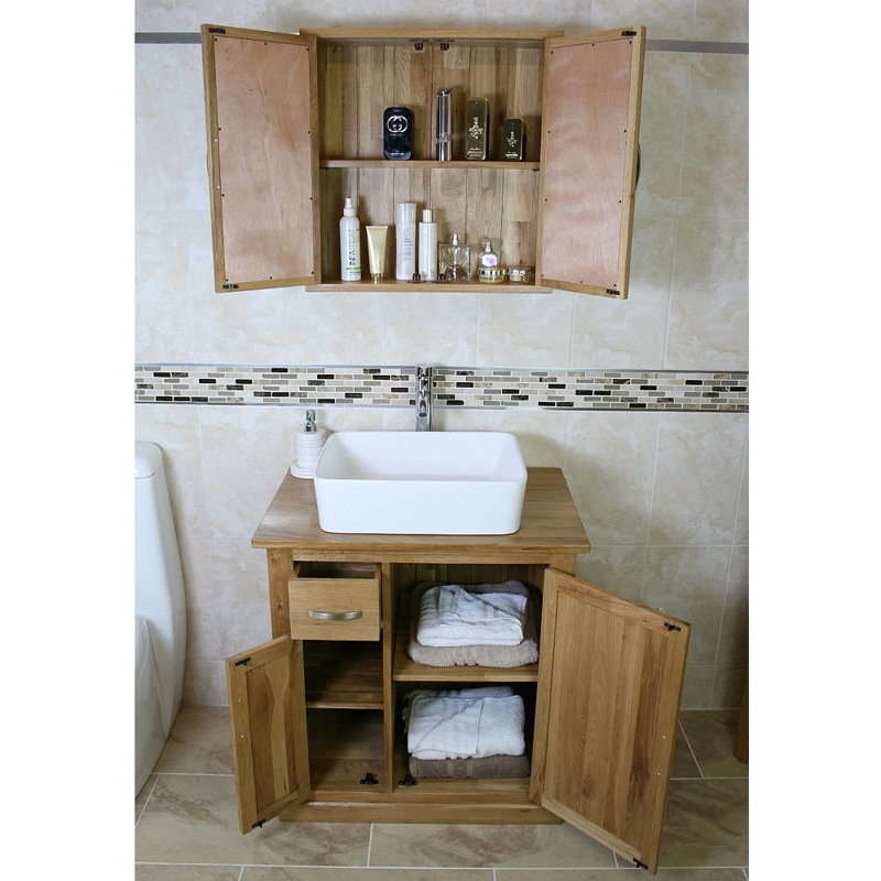 Waterview 750mm Single Bathroom Vanity with Vessel Ceramic Basin