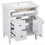 Meuble-lavabo 30 po avec lavabo, un tiroir rabattable et deux tiroirs-1598138210