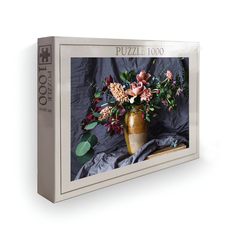 1000-Piece Jigsaw Puzzle, 26.8 x 18.9 inches | High-Quality 100% Cardboard, Vibrant Design | Perfect for Family Fun, Stress Relief & Educational Play | Gift for Adults & Kids | Box Size: 13.2 x 9.1 x 2.0 inches
