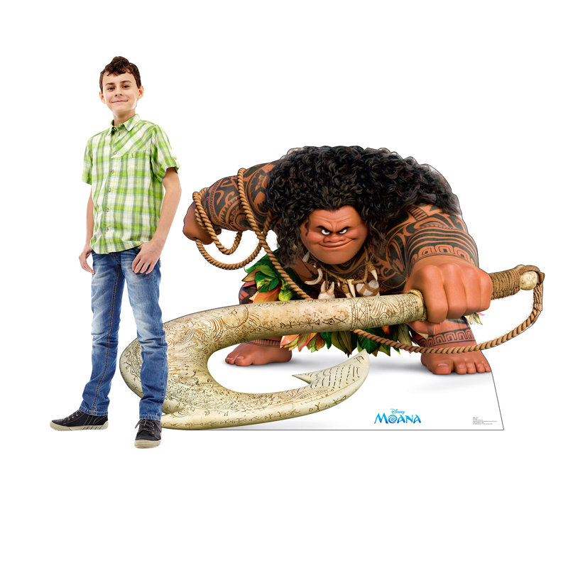 Maui Disney Moana 45'' Cardboard Stand-Up with Hook