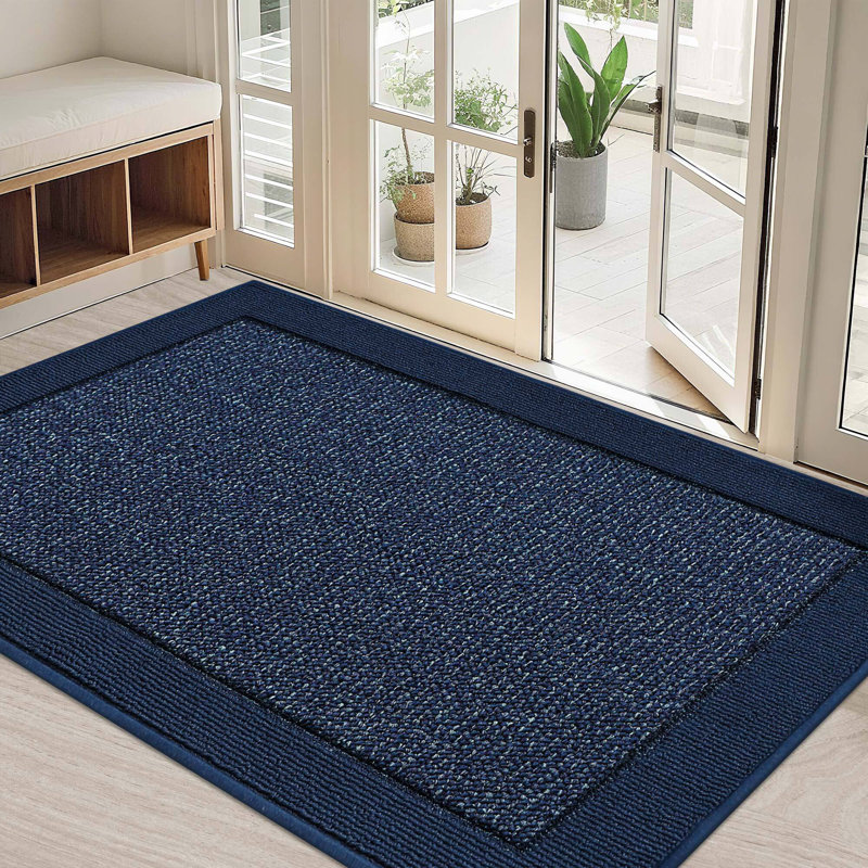 Non-Slip Indoor Doormat, Blue, 50.8cm W x 81.3cm L
