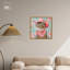 Art d'un animal sur toile rose-105527639-105527646