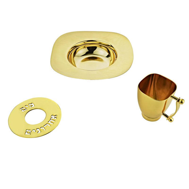 Suspension 4.5" Kiddush Cup, Gold