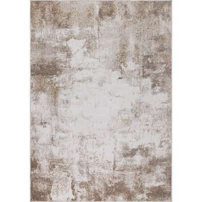 Machine Washable Avery Brown/Ivory Rug