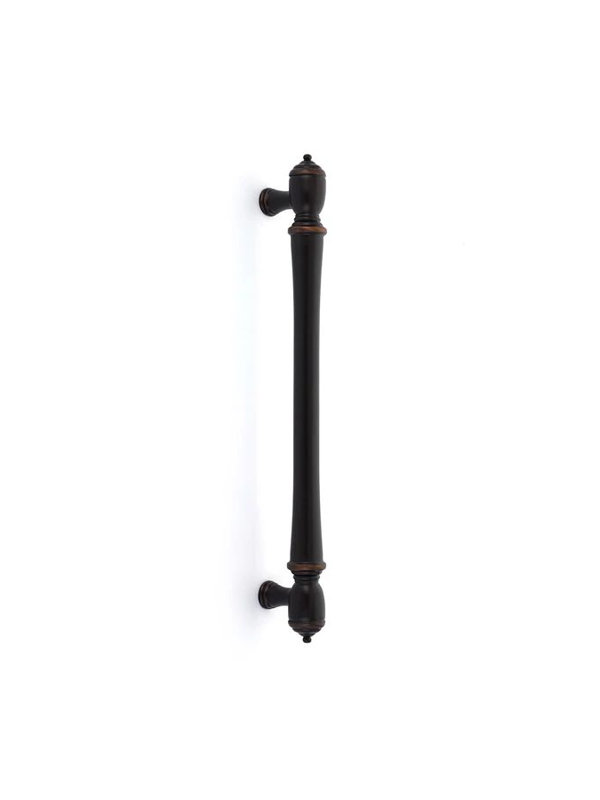 Poignée de porte de douche en verre Emtek Spindle, Bronze frotté à l'huile, 12"