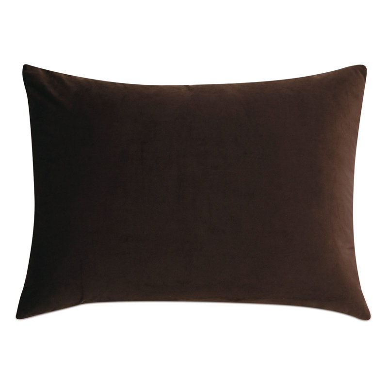 Nova Quilted Velvet Sham, Cocoa, Standard