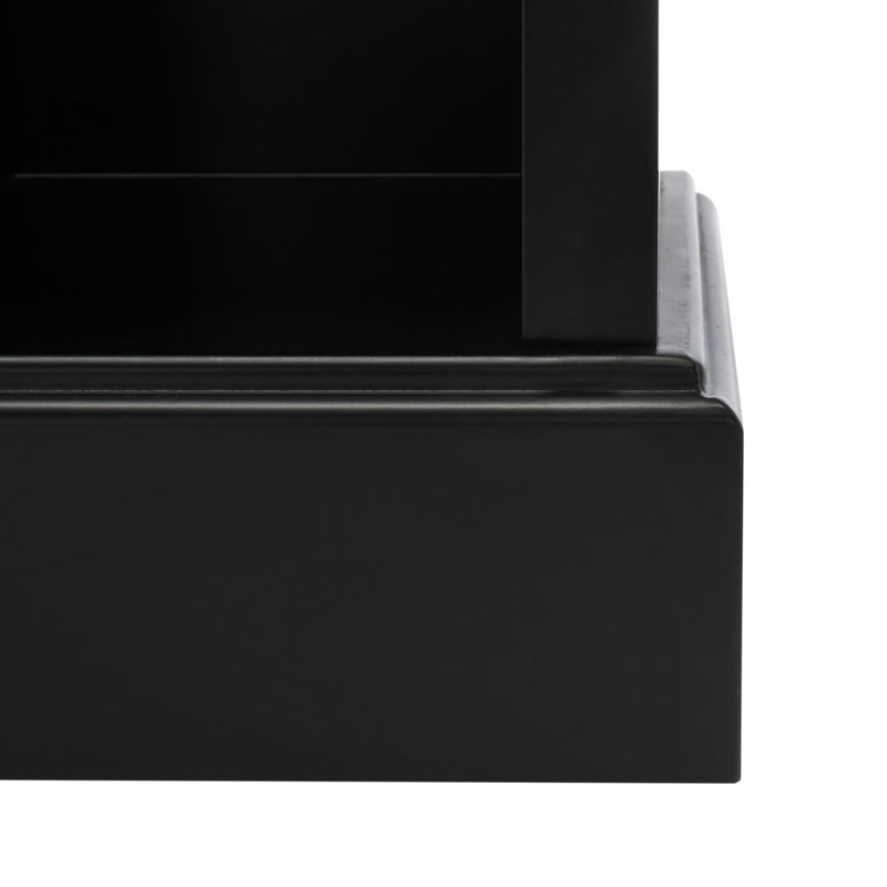 Becki Hall Tree 20'' Wide with Shoe Storage, Black