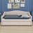 Upholstered Daybed With Light And Trundle-432381085