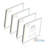 NUWATT 4 Pack 1x4 LED Drop Ceiling Flat Panel Troffer Light, Wattage & Color Selectable 40W/30W/20W, CCT 3000K/3500K/4000K/5000K/6500K, 4400LM, 0-10V Dimmable Backlit Fixture, 120V-277V, ETL Listed-108062404-108062406