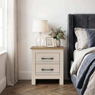 Limestone Manufactured Wood Bedside Table