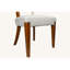 Ensemble de 2 chaises d'appoint modernes sans accoudoirs, modernes et beiges avec pieds en bois-1961112854-1961112859
