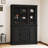 70" Tall Kitchen Pantry Dining Cabinet-168993749