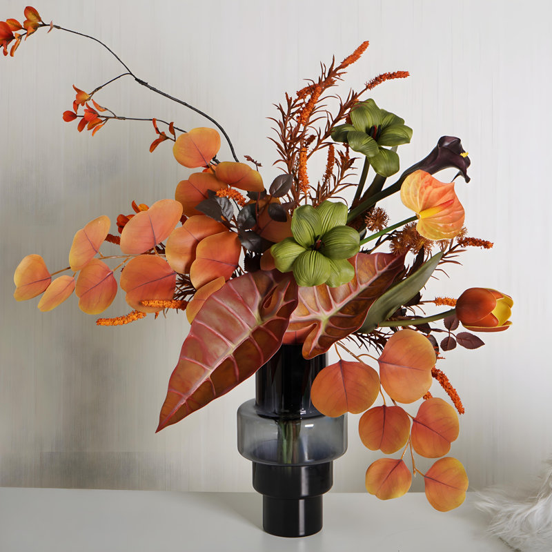 Ornements de fleurs simulées