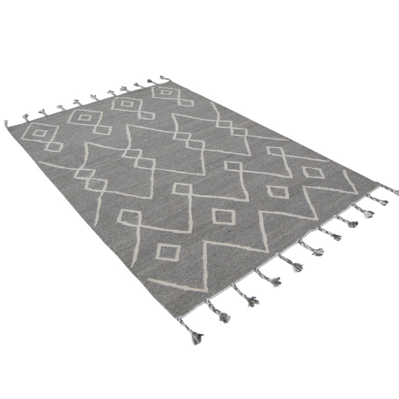 Trumbull Geometric Hand Woven Area Rug, Rectangle 200 x 290cm