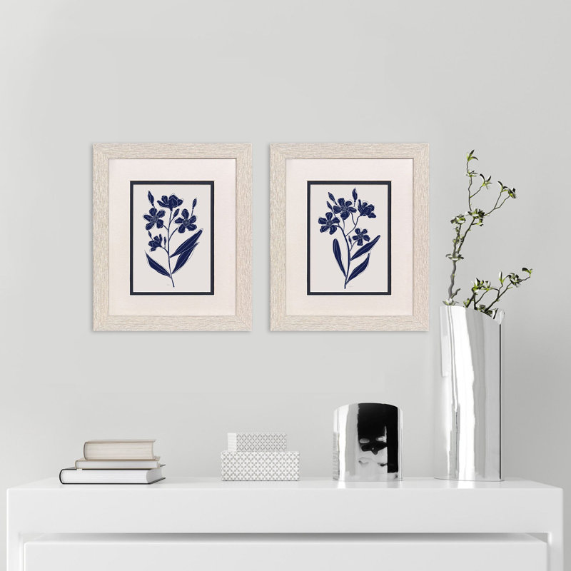Indigo Botanic Framed Art