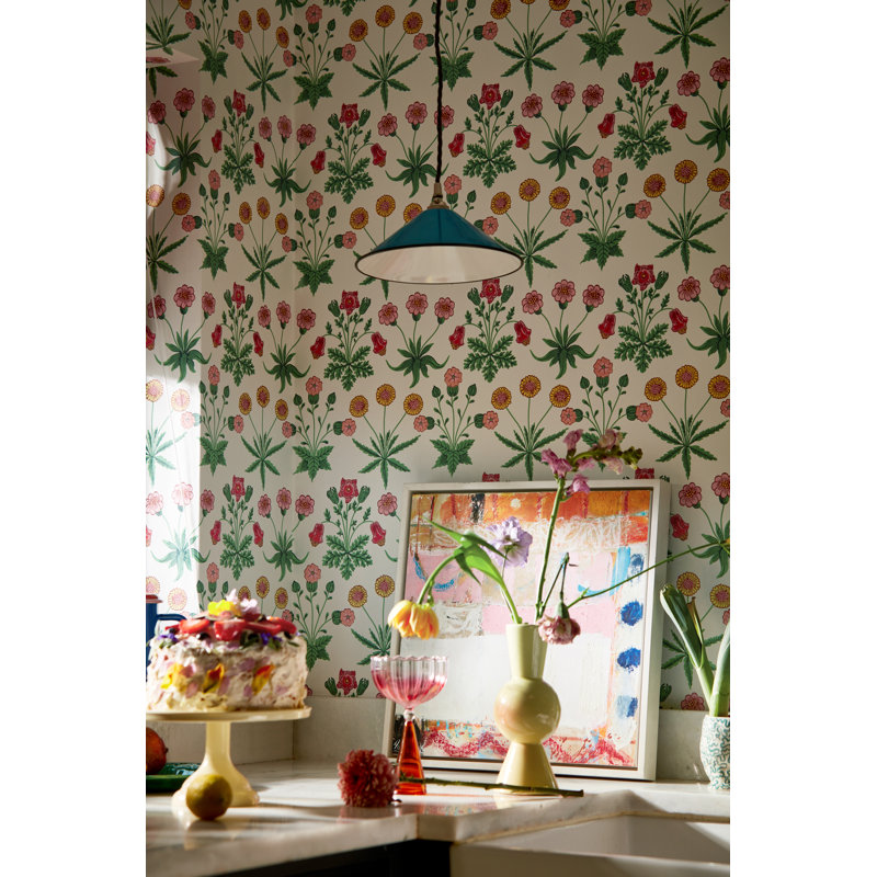 Daisy Wallpaper, Strawberry Fields