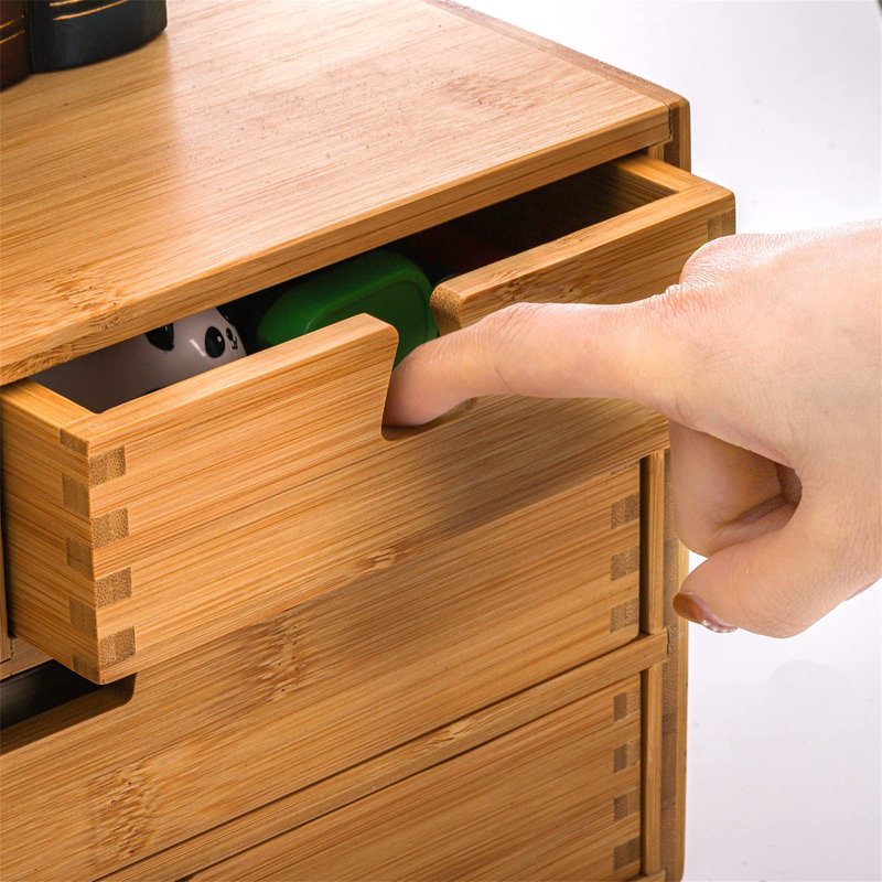 Bamboo Desk Organiser, Natural