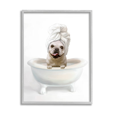 " Bathroom Relaxation House Pet Terrier Claw Bath Design " by Ziwei Li