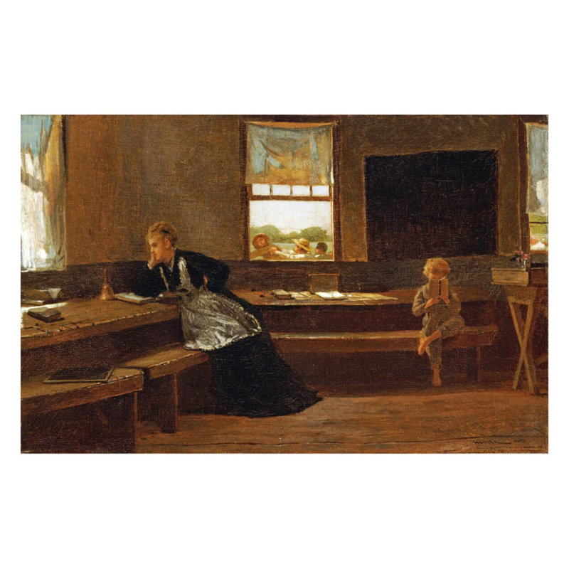 «The Noon Recess» par Winslow Homer - Estampe numérique, H 22 po x l 28 po