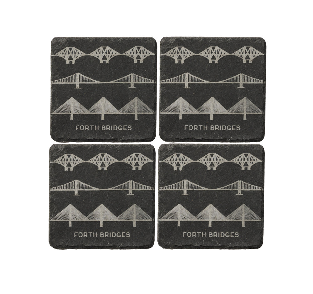Square 4 Piece Coaster Set