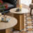 Rock plate end table-105491239