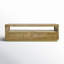 Fallbook Glass Top Coffee Table with Drawers