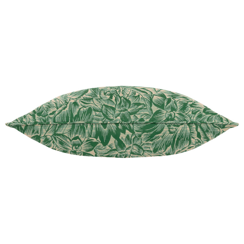 Amanie Floral Square Cushion, Green