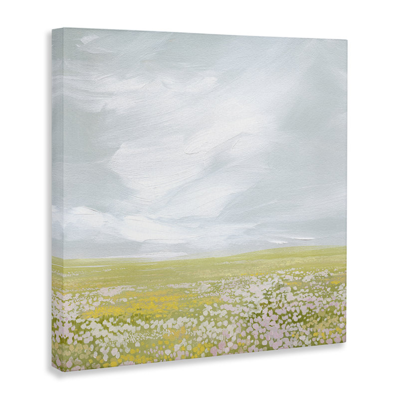 «Endless Spring Meadow», art mural sur toile par Grace Popp, H 30 po x l 30 po