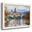 The Village Of Vetheuil, reproduction d'art sur toile-96284186-96284189