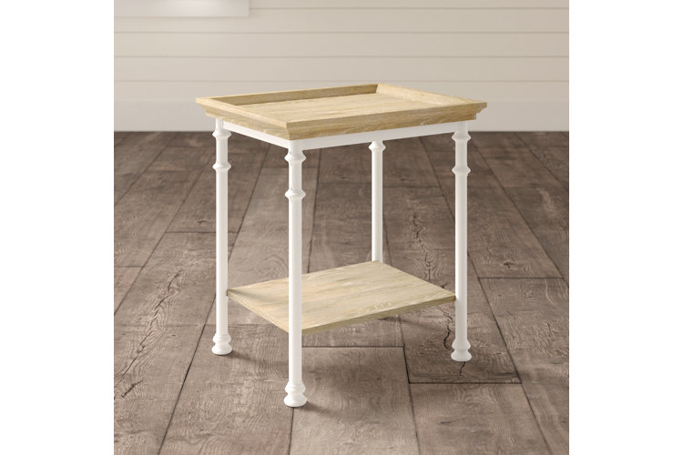 Oakside Tray Top End Table with Storage