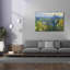 «Aaryah Blue and Yellow Flower Field V2 On Canvas» par Carol Rowan-21461166