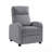 Dark Gray Soft Corduroy Modern Push Back Recliner - Solid Wood Frame, Living Room Furniture-307639610