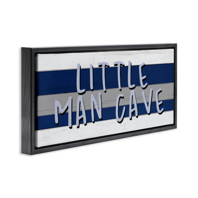 «Little Man Cave», art mural sur toile flottante par Kim Allen