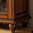 Walnut Retro Solid Mahogany  Accent Cabinet