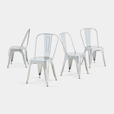 Kalya 18'' H Metal Stacking Side Chair