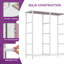 Commode double 8 tiroirs Kathiria-60831888