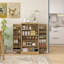 Buffet décoratif, armoire de rangement pour garde-manger, armoire de cuisine autoportante avec 12 tablettes de porte