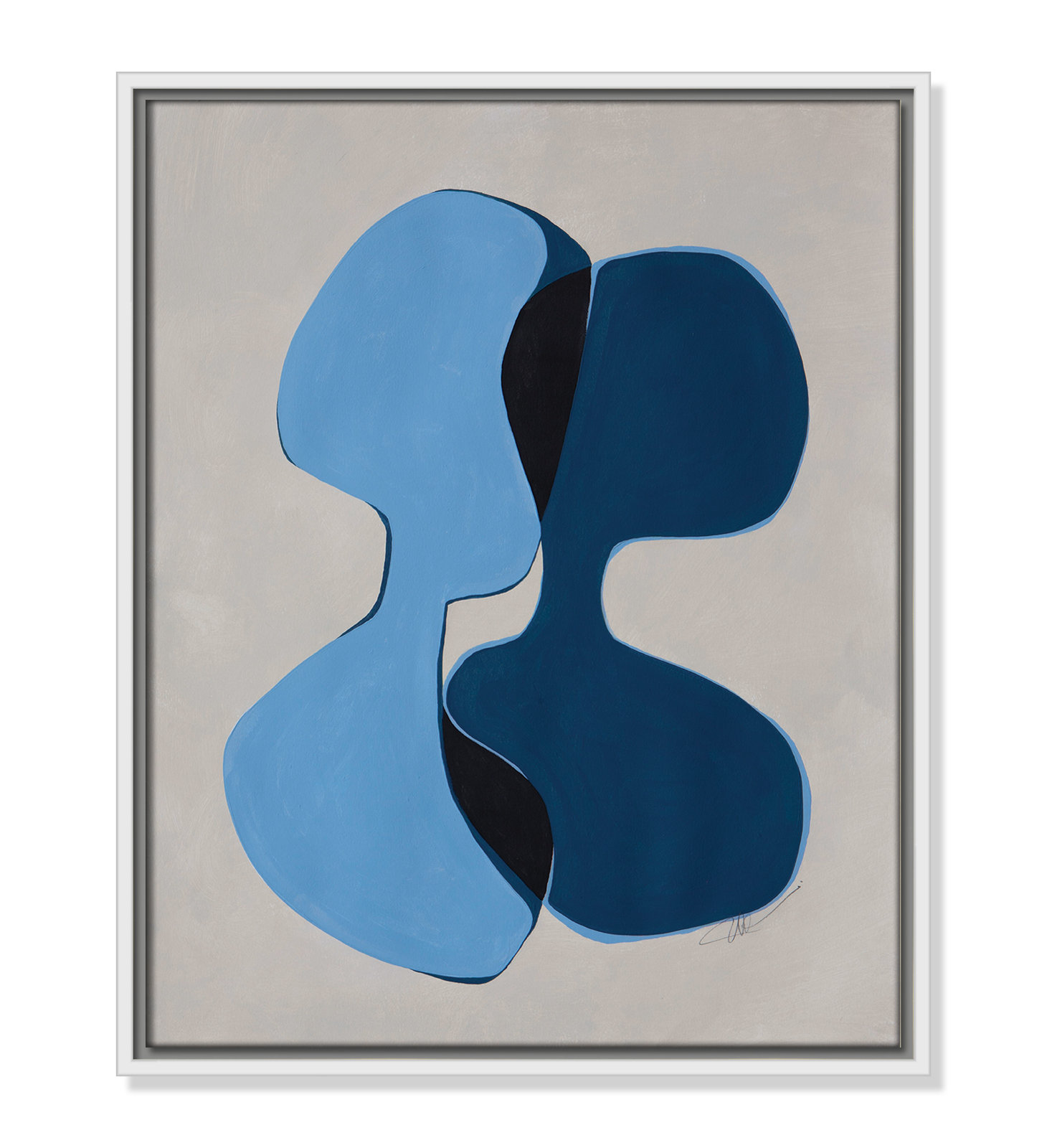In Unity Collection "In Unity I" Print, 21.5" H x 17.5" W x 2" D, White Framed