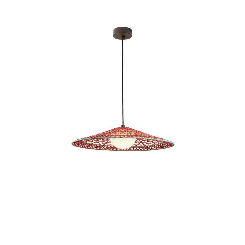 Nans 1 - Light LED Pendant, Red