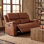 Emony 61" W Manual Reclining Faux Leather Loveseat