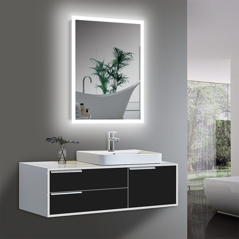 Miroir de salle de bain Allyra, 36,4 po x 28,36 po