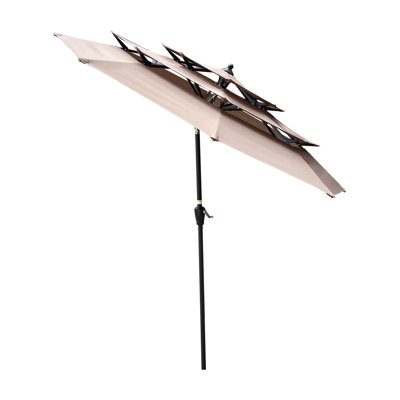 Parasol 9 pi 3 en rouge