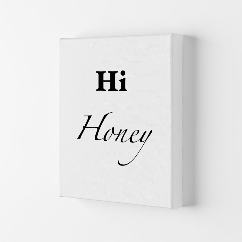 Hi Honey - Print, 84.1cm H x 59.4cm W x 4cm D, No Framed