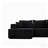 Boneless 92.5" Modular Sectional Compression Sofa, U-shaped Modern Corduroy Couch Set No Assembly Required-237849191-237849192