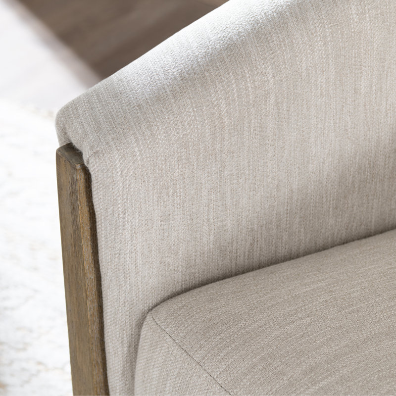 Fauteuil d'appoint pivotant rembourré
